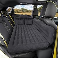 DikaSun Back Seat Car Air Mattress for SUV Truck Van - Inflatable Camping Bed with Pump, 2 Pillows & Thick Flocking Comfort