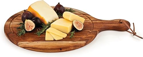Vista 79 de Twine Juego de tablas de queso de acacia y pizarra, cuencos y cuchillos para charcutería, bandeja de queso de pizarra para quesos de madera, juego