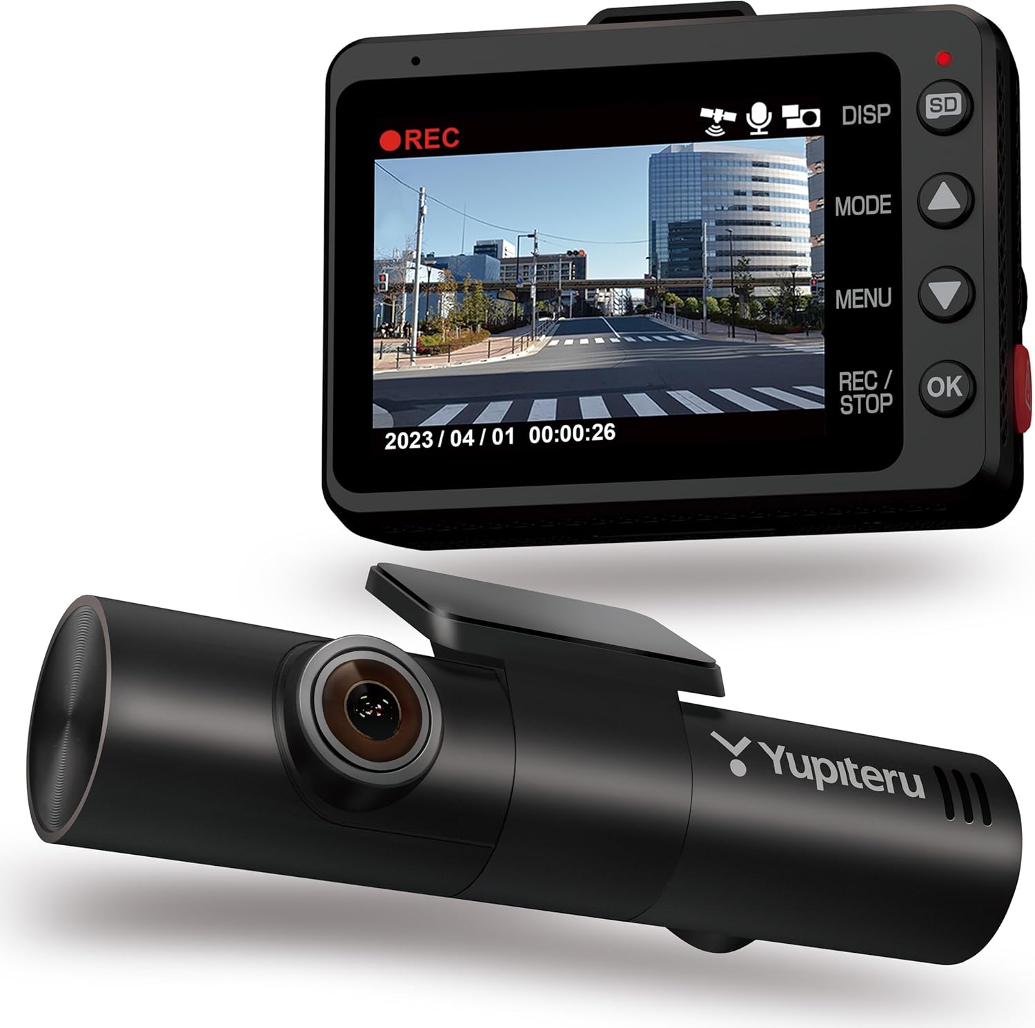 ユピテル(Yupiteru) ドライブレコーダー リアデュアル 全方面3カメラ marumie Y-3100 前後/左右/室内記録 夜間対応STARVIS ADAS 高速録画 駐車監視標準装備