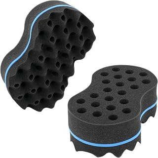 Beauty7 double sides in a Twist Afro magic sponge cheeky flushes wavy hair curly brush foam blocking gel hairdressing salon