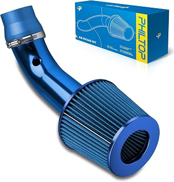 PHILTOP 3" Universal Cold Air Intake Kit for Honda Accord, CR-V Blue