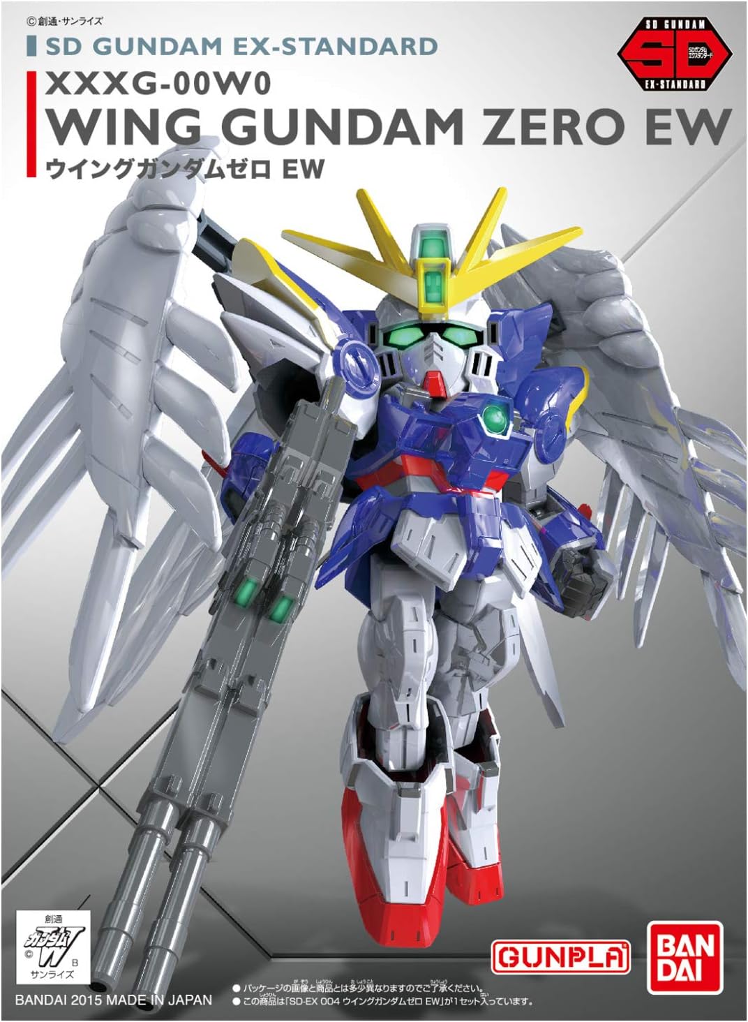 Bandai - Gunpla Model - Gundam - SD Gundam EX-Standard 004 Wing Gundam Zero (EW) MK57600/5057600,8 cm