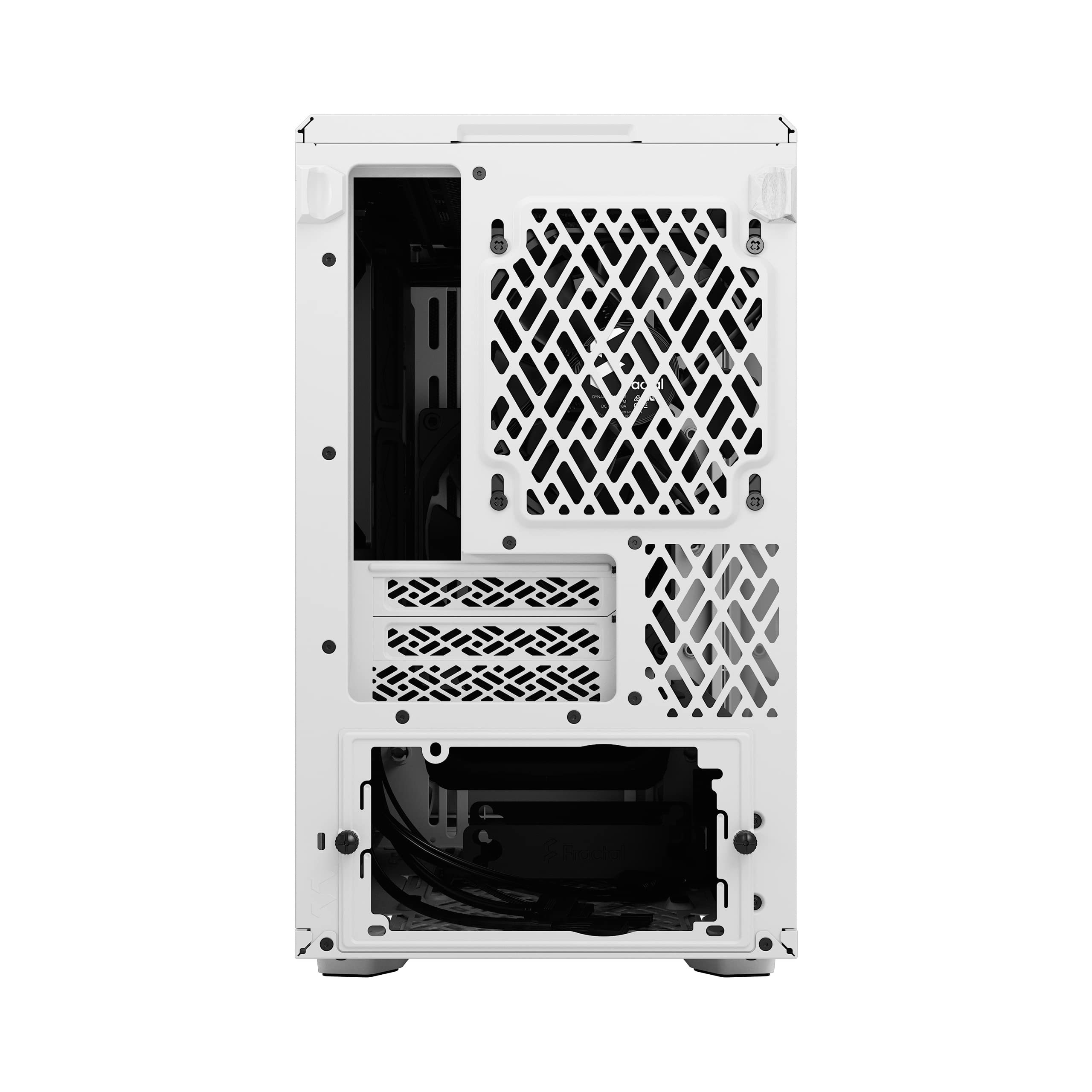 Fractal Design Meshify 2 Nano - MinI-Itx Tower (geh?rtetes Glas) - Keine Spannungsversorgung (atx) - Wei? - Usb/audio (fD-C-Mes2N-02)