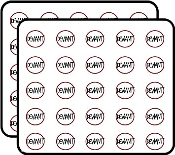 Detroit Become Human Deviant. 50 Pack 1-Inch Retro Stickers for Scrapbooking, Journals, Planners, Laptops, Phones and Water Bottles