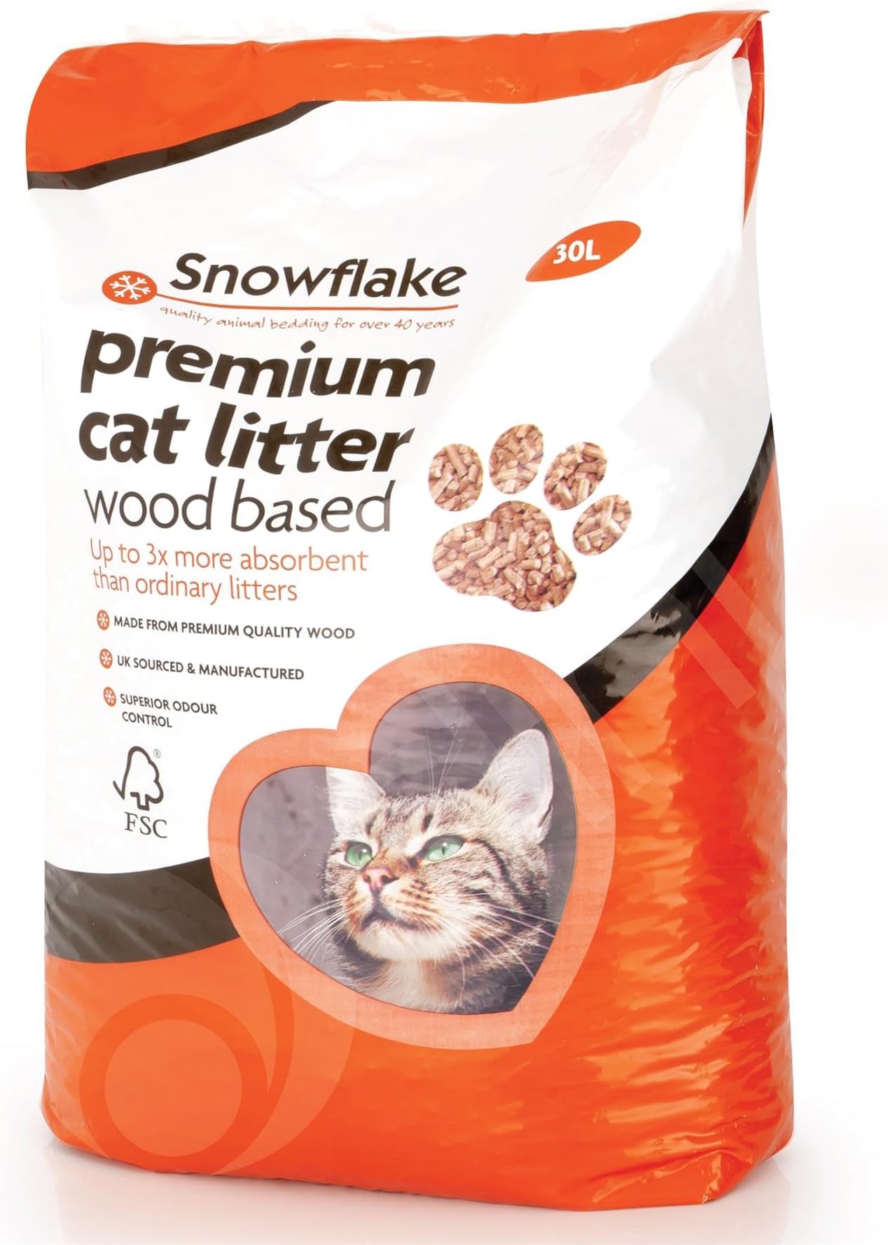 Fresh Paws Premium Wood Pellet Cat Litter, 30 L Amazon.co.uk Pet Supplies