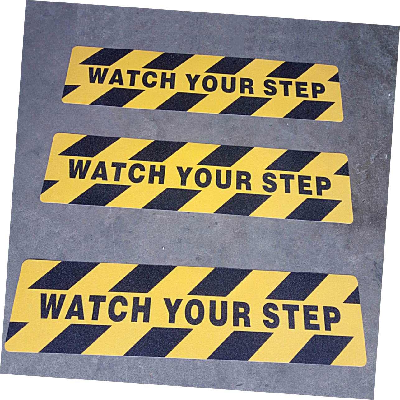 2pcs Wet Floor Caution Decals - Adhesive Stickers for Stairs and Walkways and Strong Adhesive Non-Breaking for Slippery