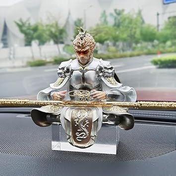 Black Myth Monkey King Statue, Sun Wukong Staff, Aquarium Decor, Office Study Car Decoration B Type