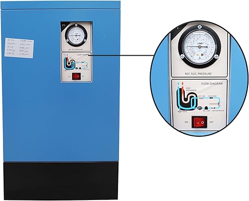 Miniatura 5 de TECHTONGDA Secador de aire refrigerado para sistemas de aire comprimido de compresor de aire con filtro 53 CFM