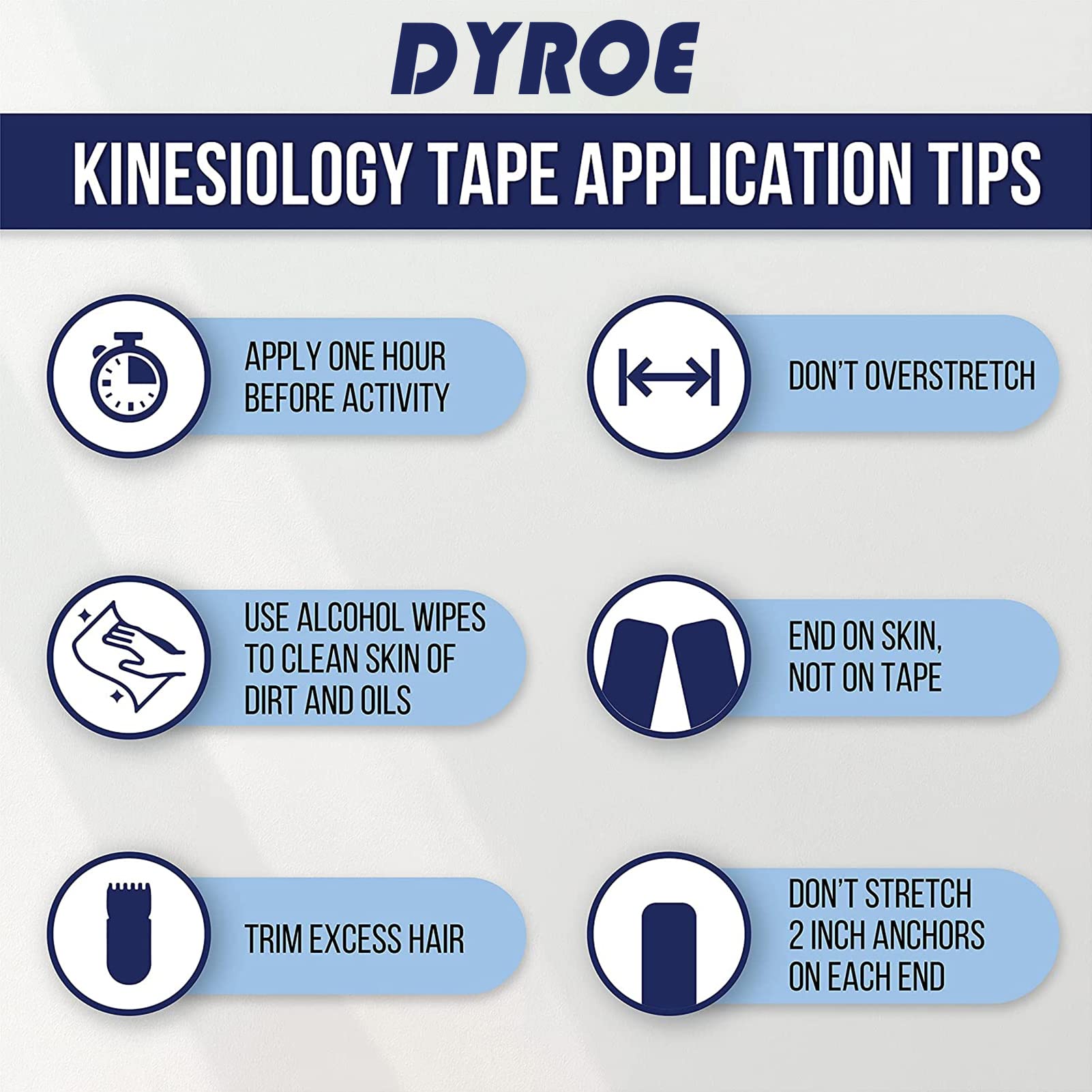 Cinta de Kinesiología Tape,Set 2 Rollos 5 m x 5 cm Azul y Negro,Cinta deportiva elástica terapéutica para hombros, rodilla, codo, alivio del dolor, sin látex, resistente al agua, transpirable