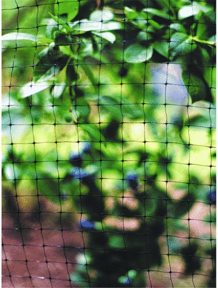 Garden Netting - All Purpose Netting - 7 ft H x 100 ft L - Polyethylene - Black