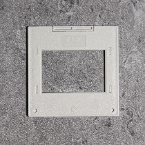 35mm Plastic Slide Mounts, 100-Pack – Includes Protective Storage Box for Film & Photo Archiving