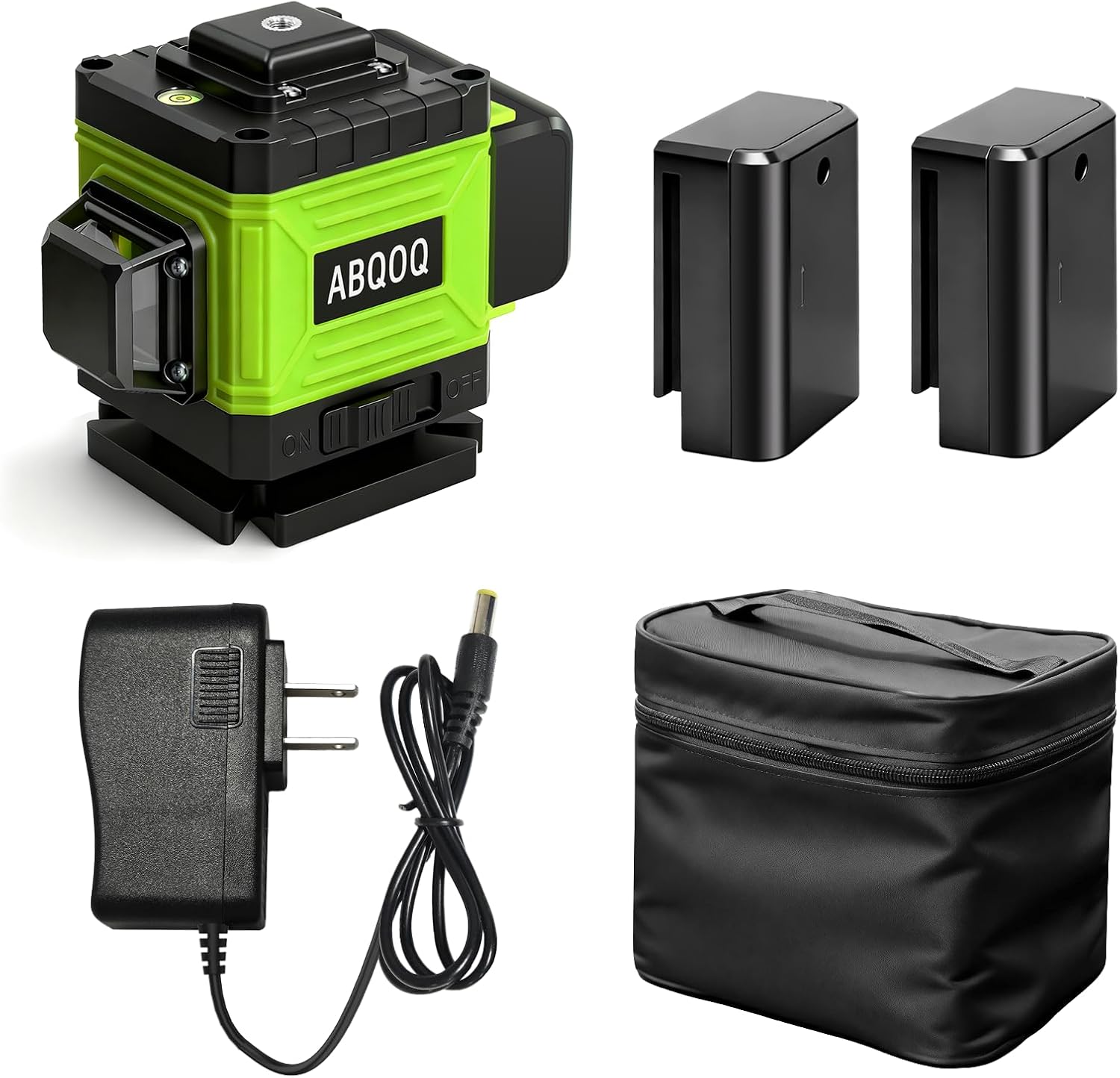 Laser Level - Laser Level 360 Self Leveling, 2D Lazer Leveler Tool Green Cross Line Laser Level for Picture Hanging, Ground Leveling, Measuring, Construction