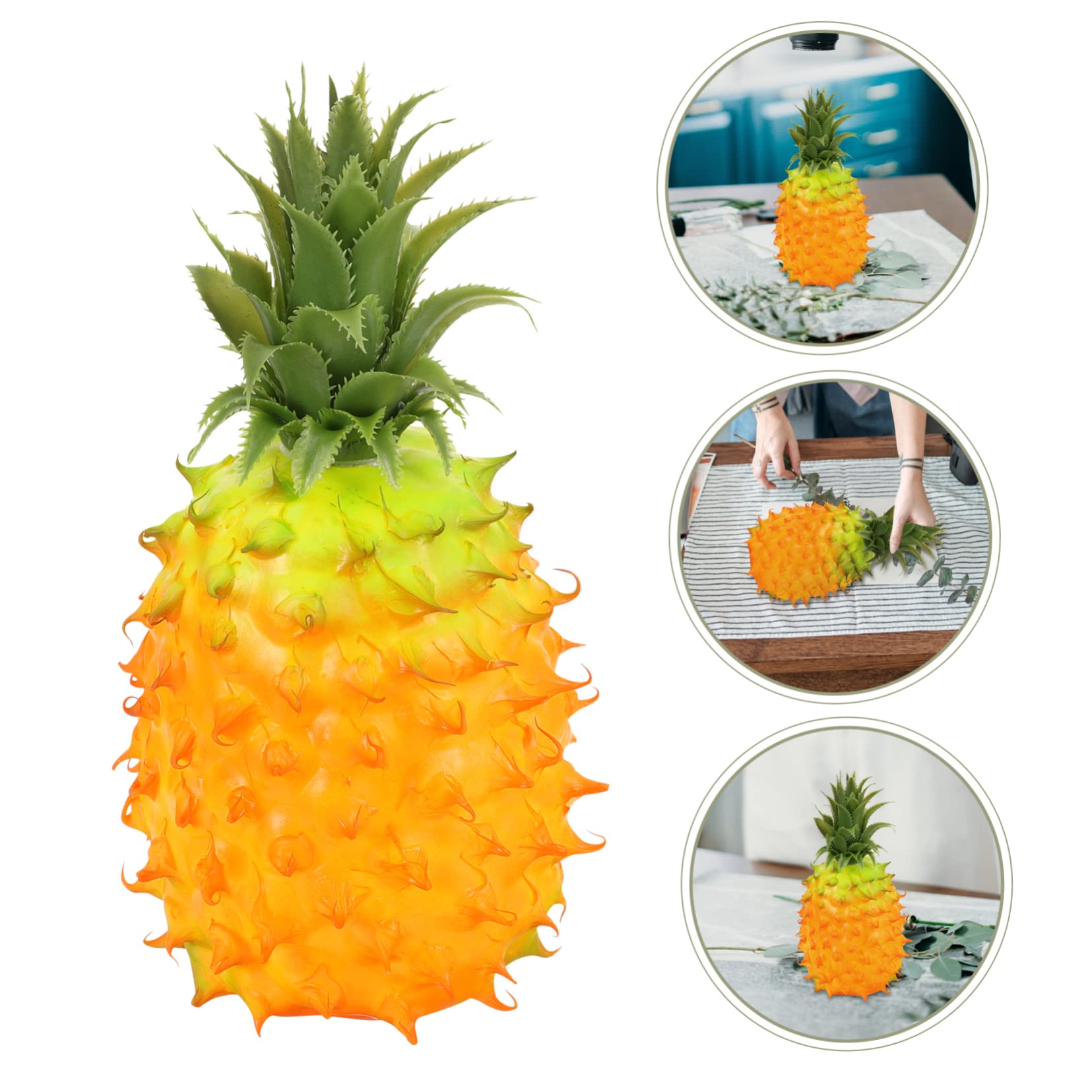 Modelo De Piña Simulada Decoración De Fruta Falsa Ideal para Exposiciones