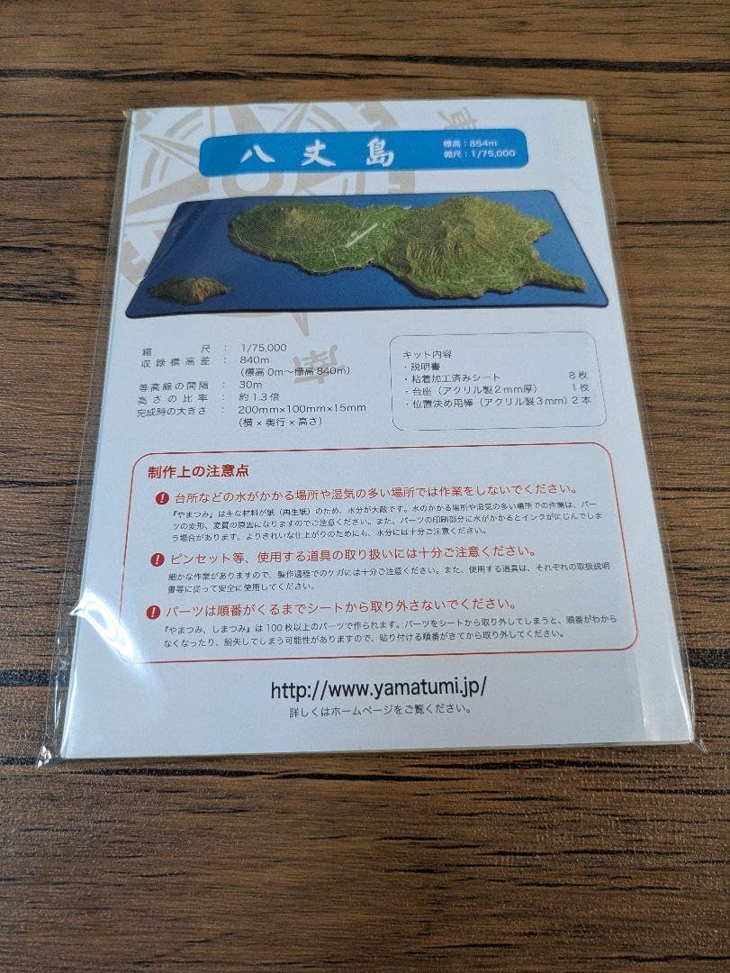 八丈島 しまつみ やまつみ 1:75000