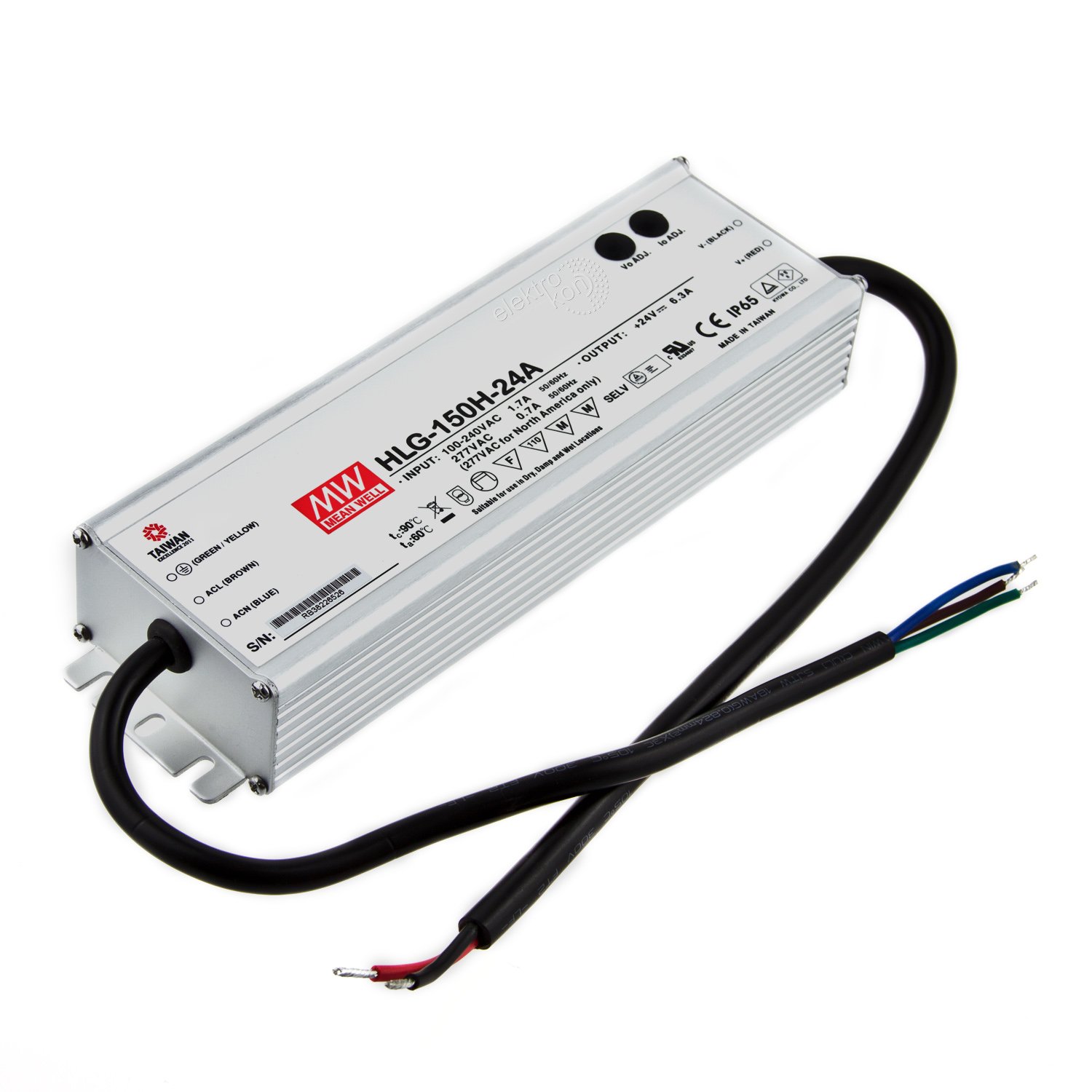 ? LED Netzteil 24V 151W Mean Well HLG-150H-24A Schaltnetzteil Trafo Netzgerät