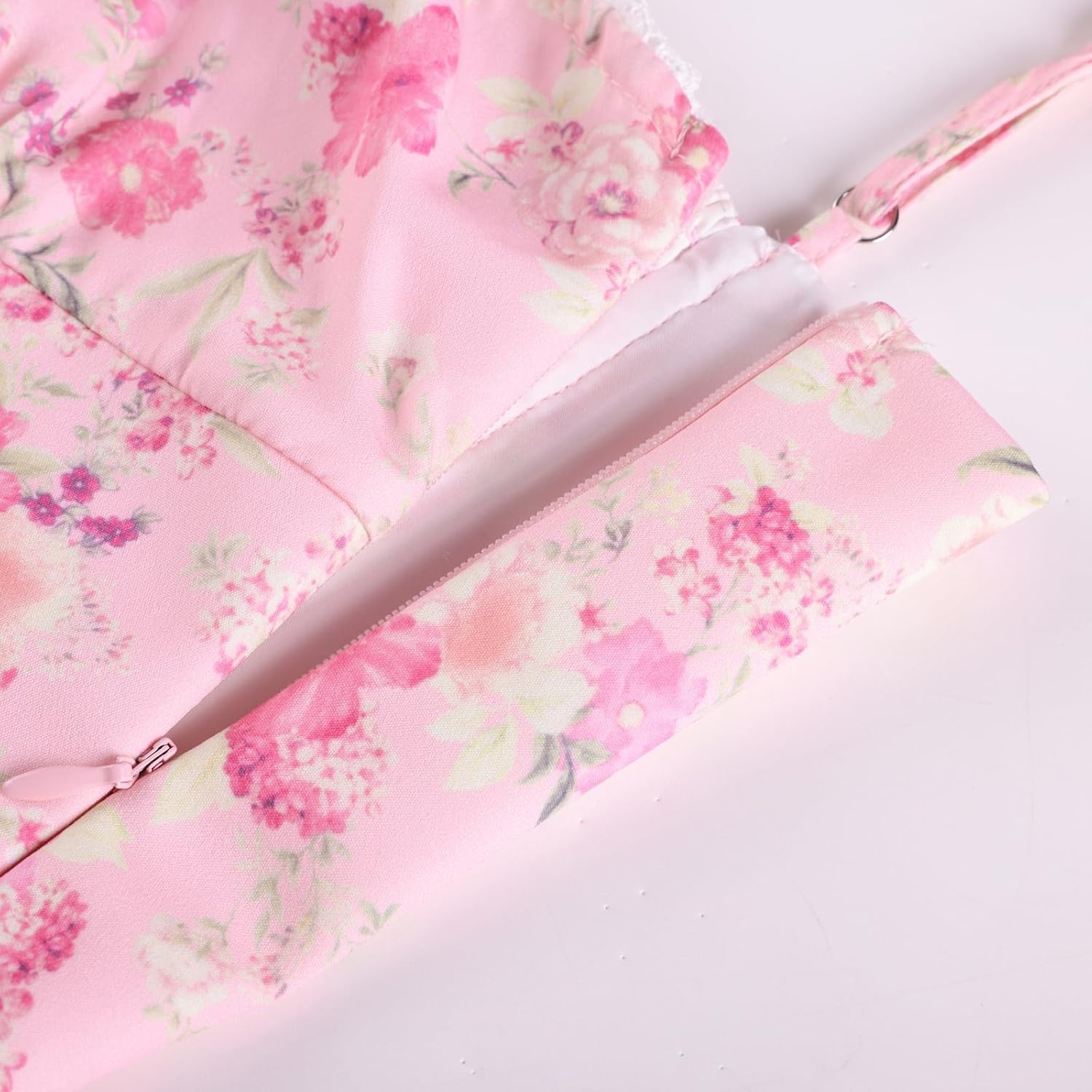 Scarlet Darkness Floral Corset Dress Sundresses for Women 2026 Summer Mini Graduation Dress thumbnail