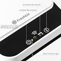 Vista 3 de Bote de basura automático para baño, recargable, sin contacto, con sensor de movimiento, pequeño, delgado, con tapa, bote de basura eléctrico