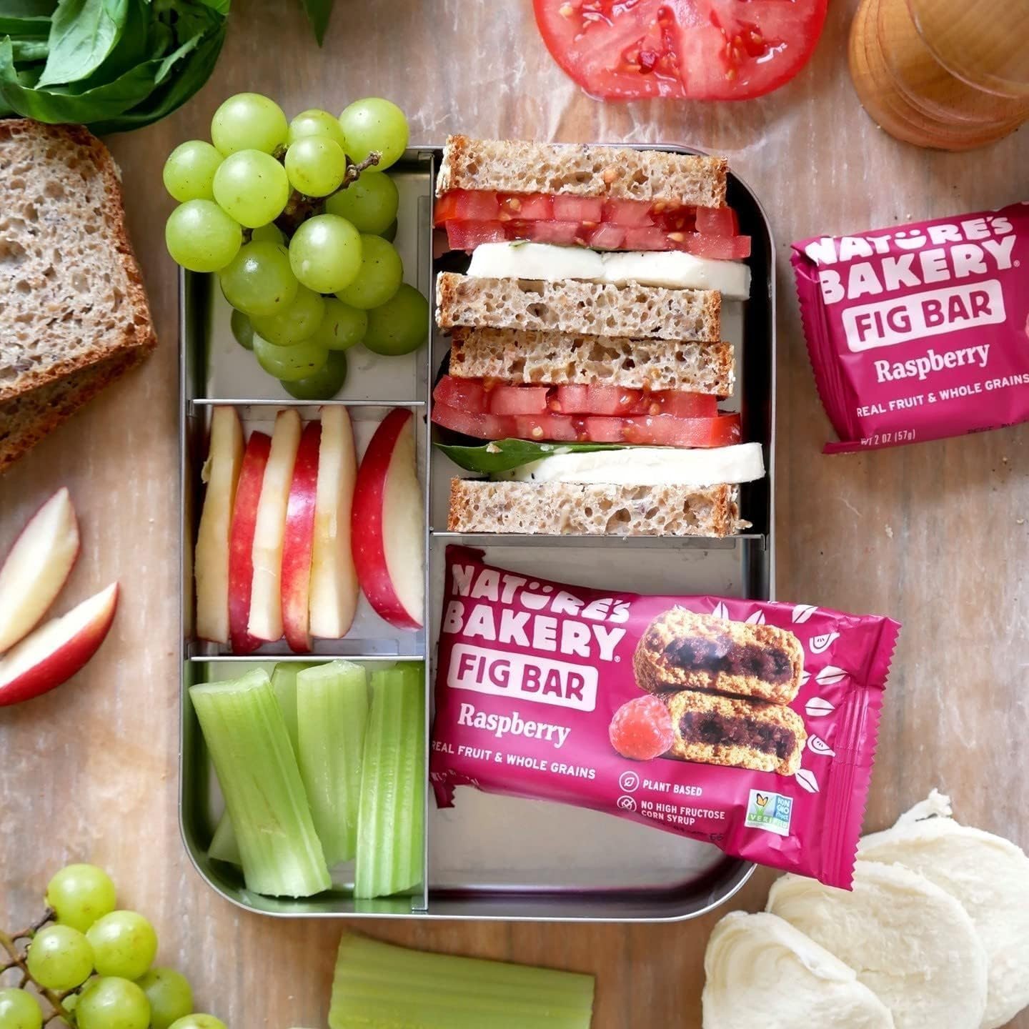 KD Chocolates Natures Bakery Fig Bar, Variety Pack, 2 oz, 40 ct with Leprechaun Solar Pal