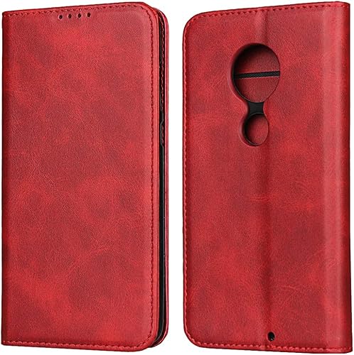 iCoverCase Funda tipo cartera para Motorola Moto G7G7 Plus, funda magnética de piel sintética de alta calidad, soporte para ranuras para tarjetas,