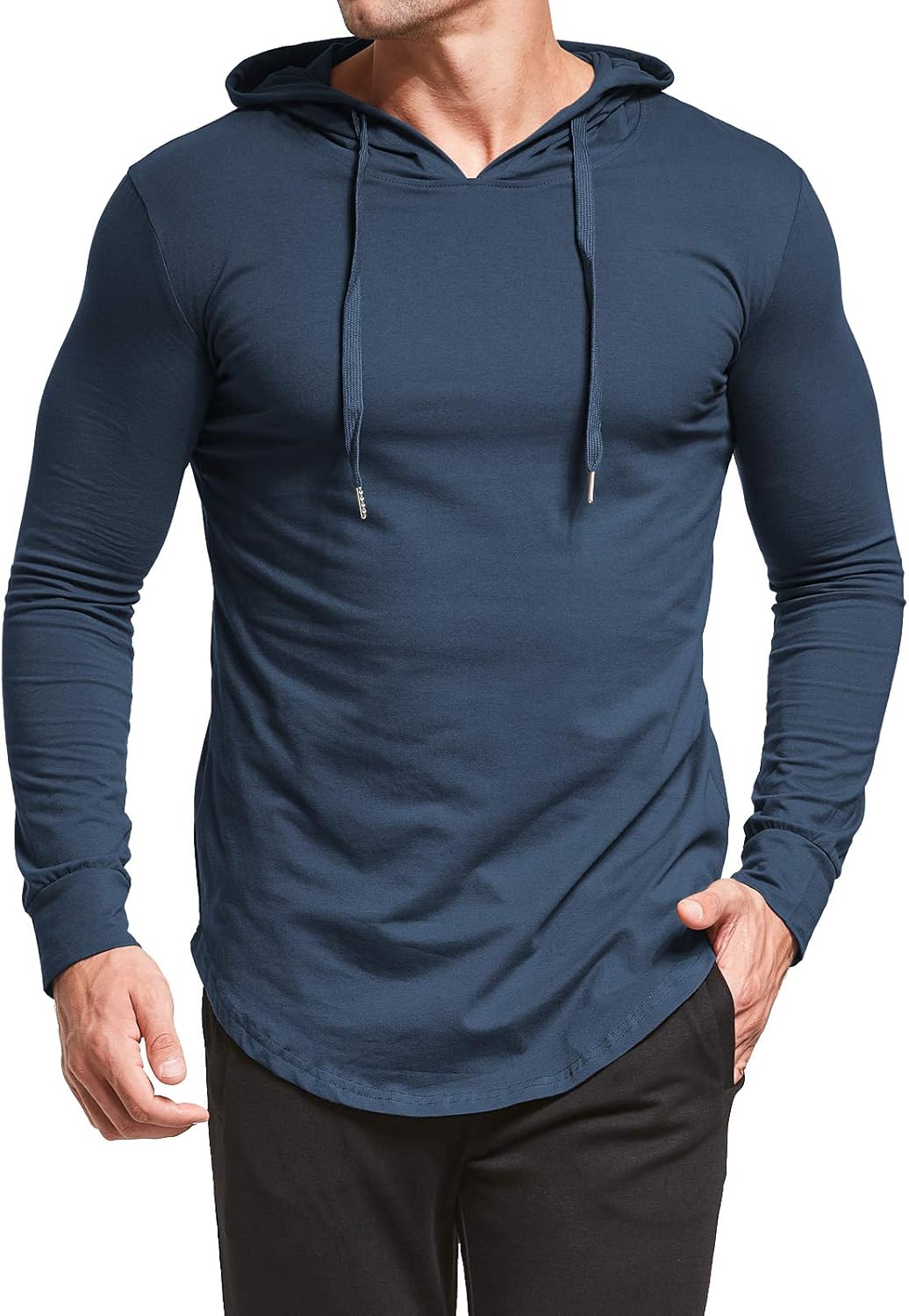 Aiyino Men's S-5X Long Sleeve Fashion Athletic Hoodies Sport Sweatshirt Hip Hop Pullover - Image 4