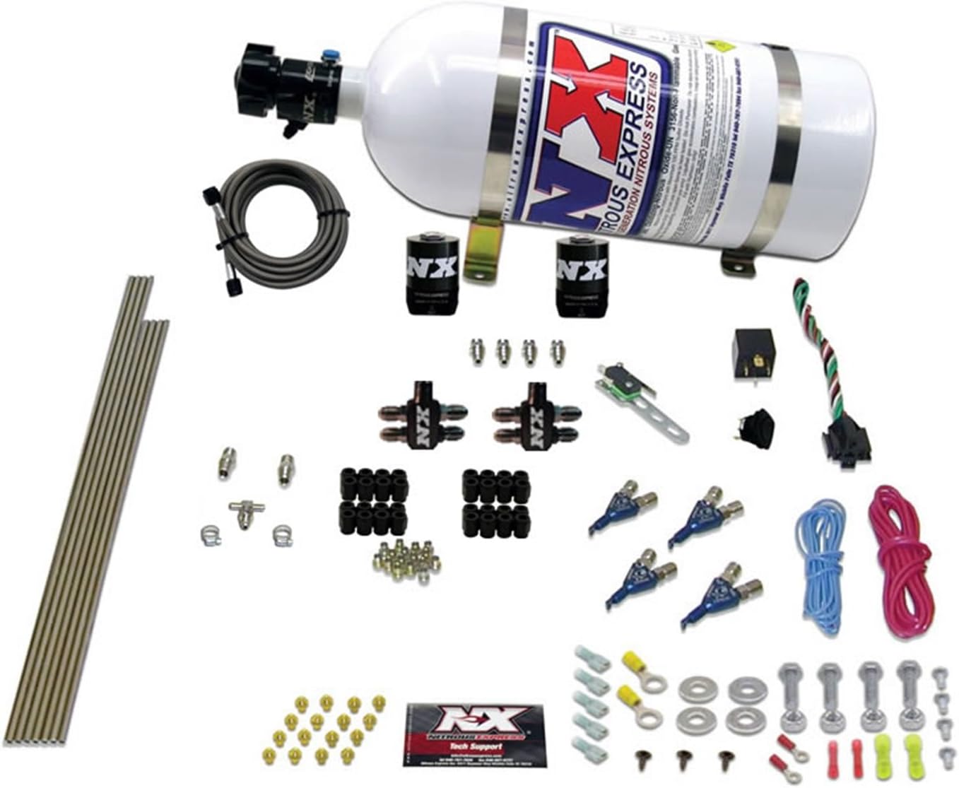 Nitrous Express 4 Cyl Gasoline EFI Nitrous Kit (50250HP