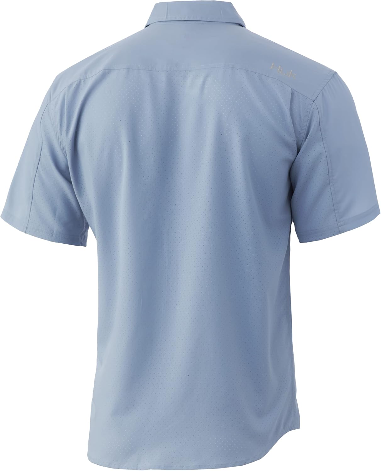 HUK Men's Tide Point Kc Scott Original Artwork Short Sleeve Shirt, Fishing Button Down