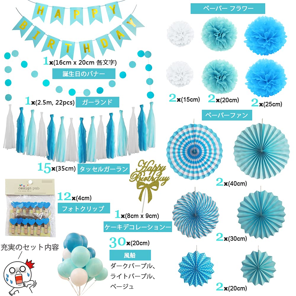匿名配送】Birthdayグッズ2024 ハナマル 思い出付きお祝いフルセット