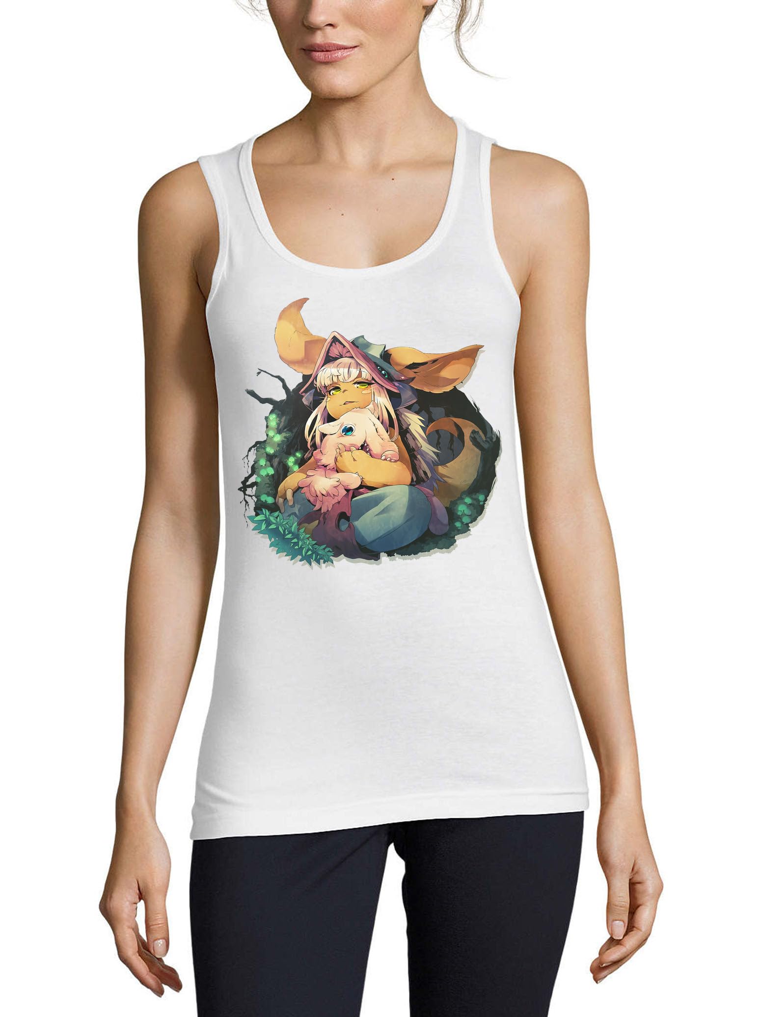 Camiseta sin mangas Atspauda Anime 112 ropa de mujer de algodón transpirable 3