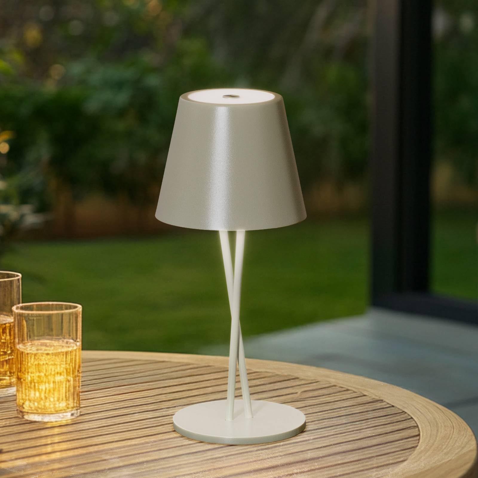 Lindby LED Janea dimmbar (spritzwassergeschützt (Modern) in Grün aus Metall (1 flammig,)