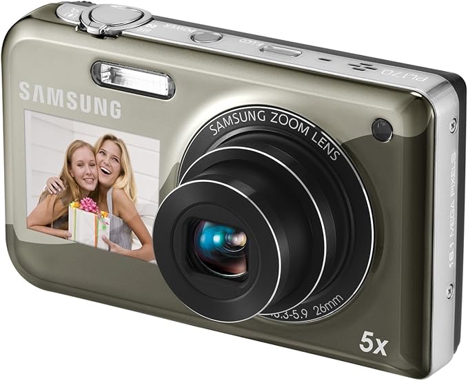 Samsung PL170 Cámara digital (16,1 megapíxeles, zoom óptico de 5x