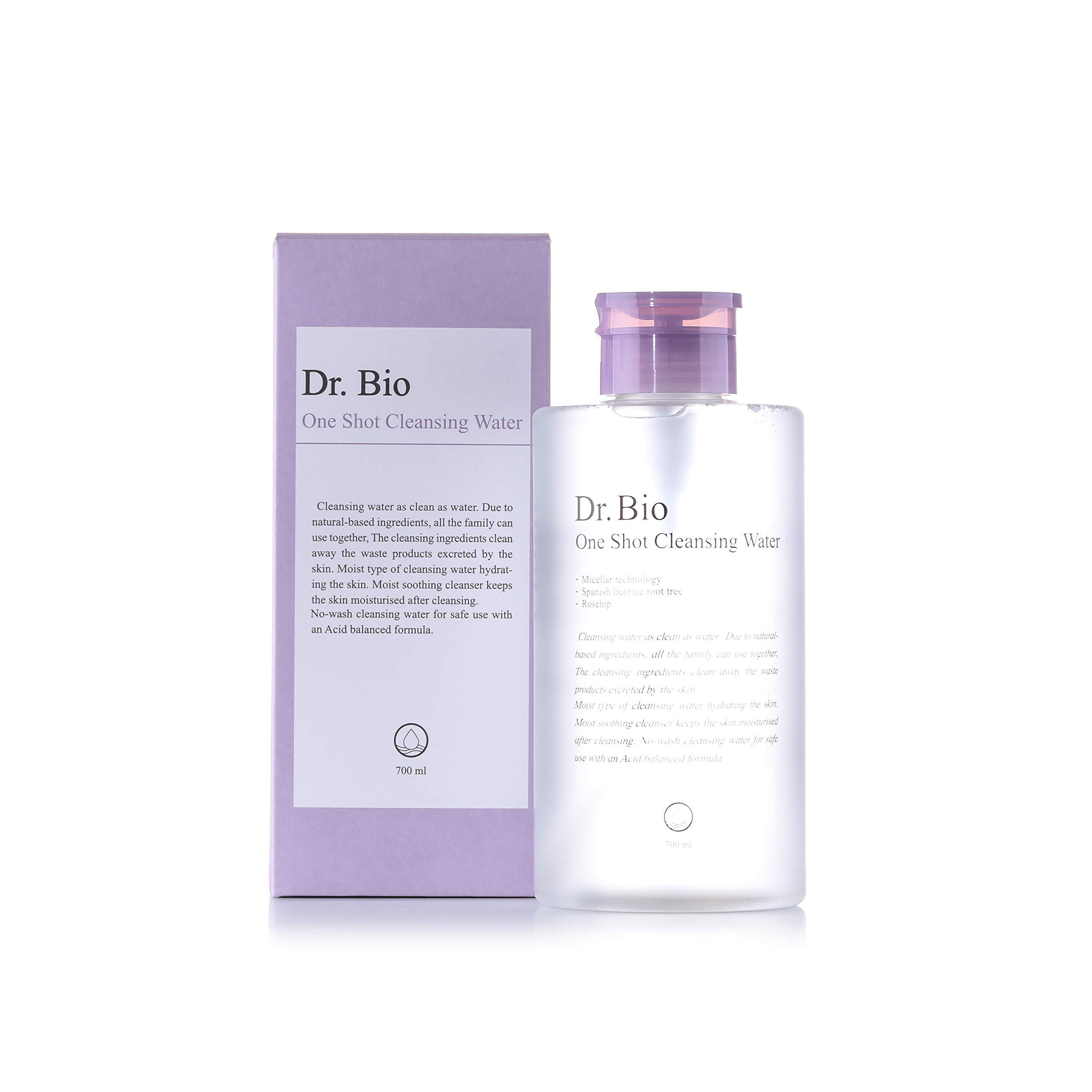 One Shot Micellar Cleansing Water 480g – Gentle Hydrating Makeup Remover & Facial Cleanser – Korean Skincare