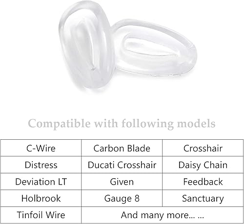 Miniatura 8 de Almohadillas de silicona para la nariz especialmente diseñadas para Oakley Eyewear 10pairsPack