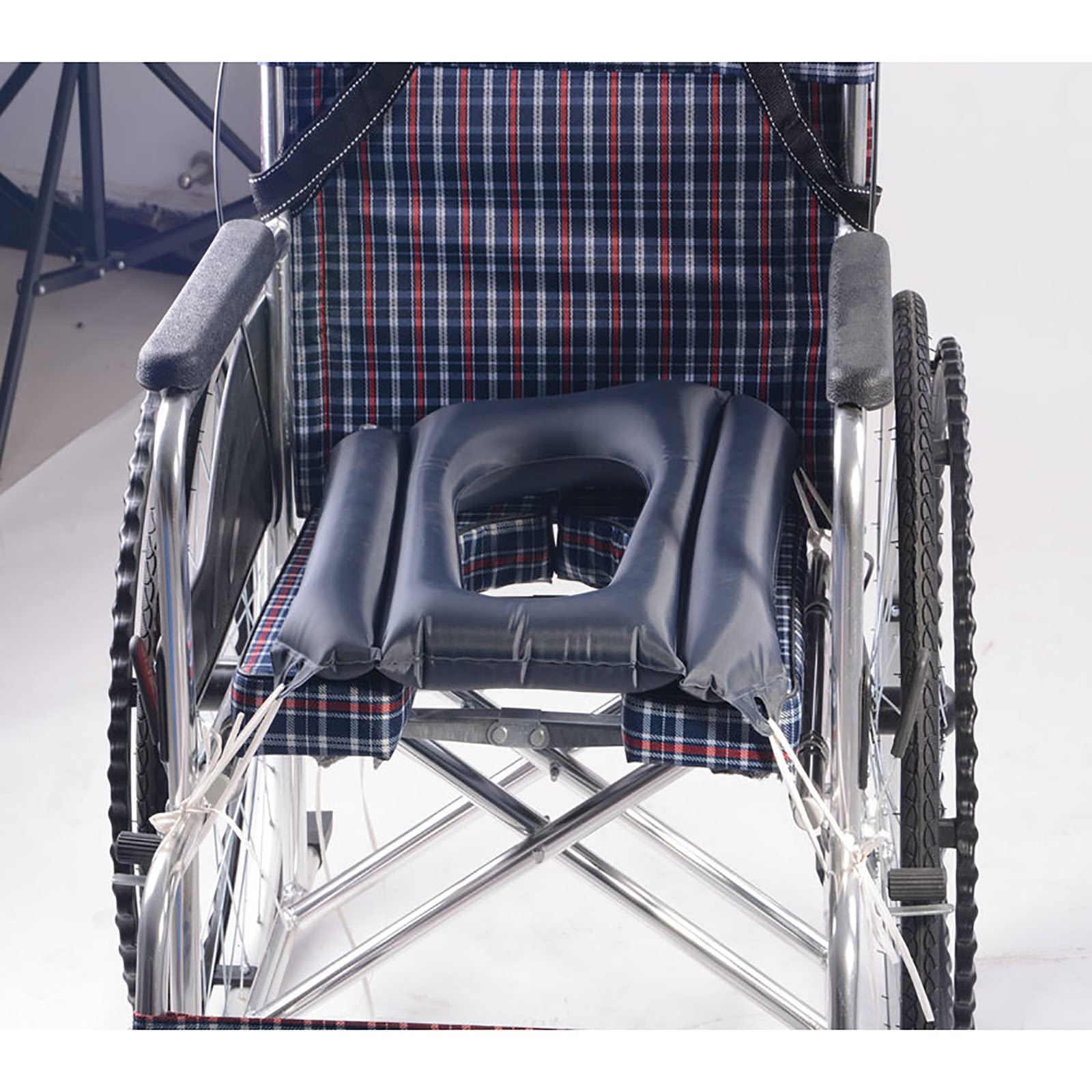 Cojines inflables, cojín para ancianos, antiescaras, transpirable y cómodo, cojín inflable para asiento, soporte de cadera, cojín portátil para silla de ruedas para personas mayores con discapaci