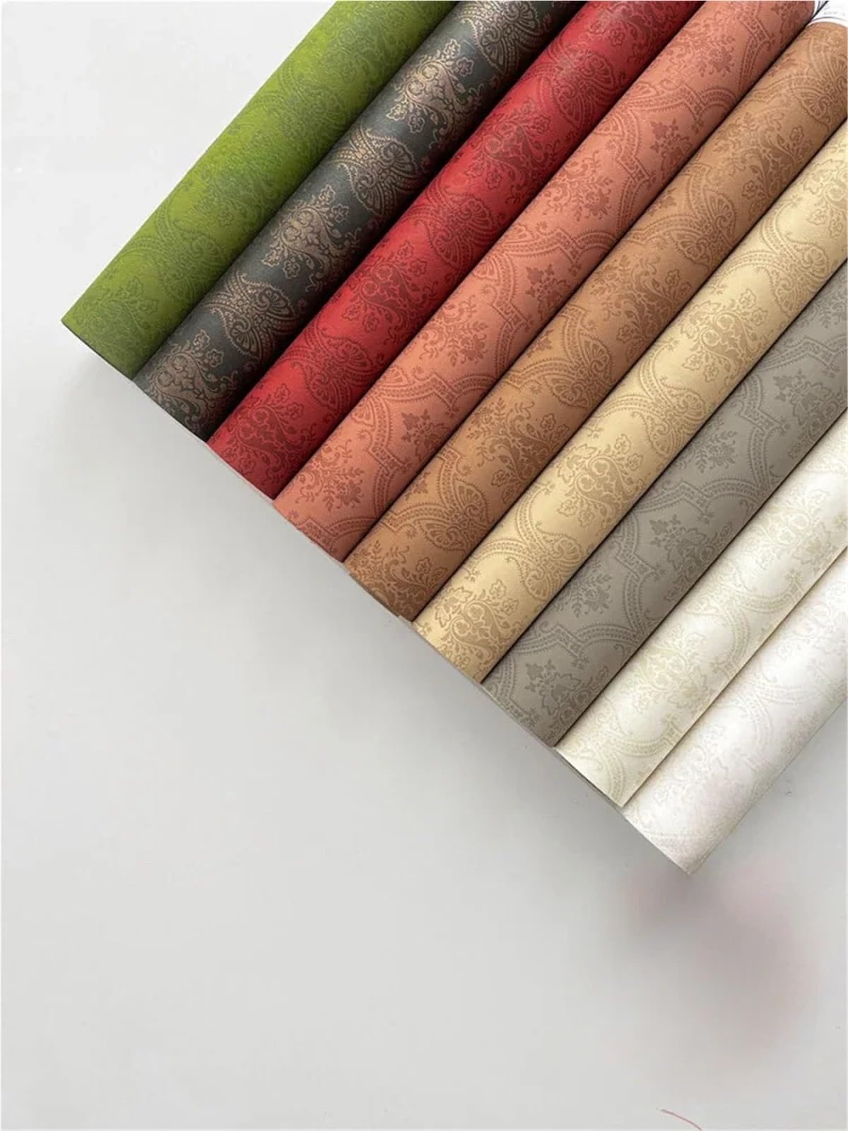 Papier do pakowania prezentów kwiatowych, Papier do pakowania prezentów 60 cm x 6 jardów Wielokolorowy(Grey-brown)