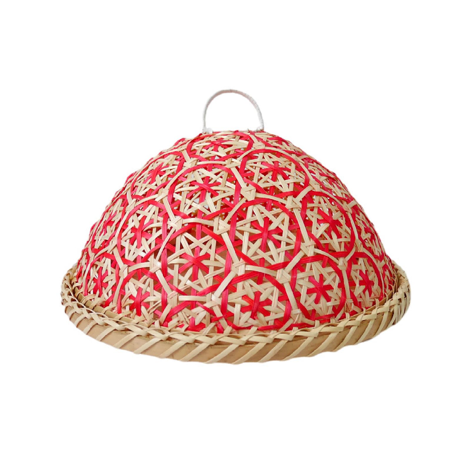 DTSXFTLY Handwoven Bamboo Bread Basket with Lid for Fruit Table Serving