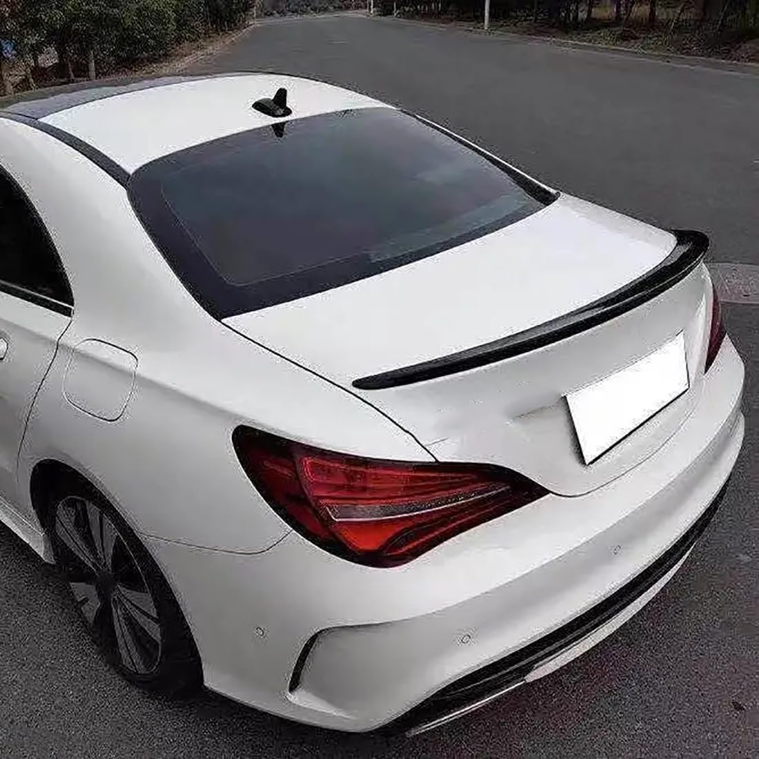 Spoiler Posteriore per Auto per Mercedes Benz CLA W117 CLA180/200/250/260 2014-2019, Alettone Posteriore per Auto, Alettone per Bagagliaio Spoiler Posteriore in ABS