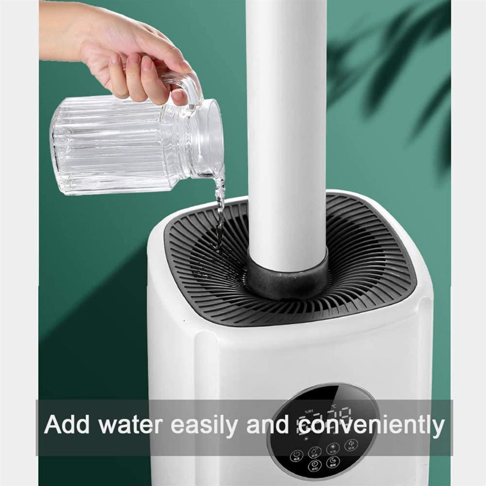 Humidificador Industrial Comercial, Humidificador para Toda La Casa, DiseñO De Relleno Superior, Boquillas De Niebla De 360°, para Supermercado, Invernadero Grande
