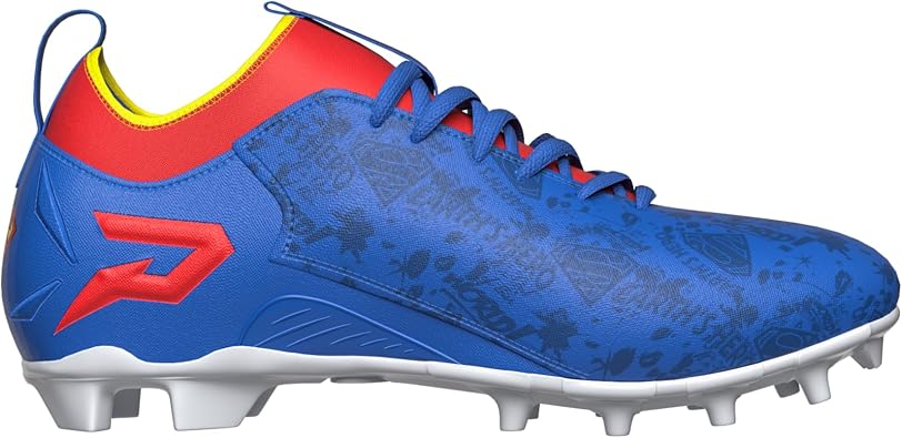 Phenom Elite Superman Football Cleats - Quantum Speed Blue, US Footwear Size System, Adult, Men, Numeric, Medium, 10