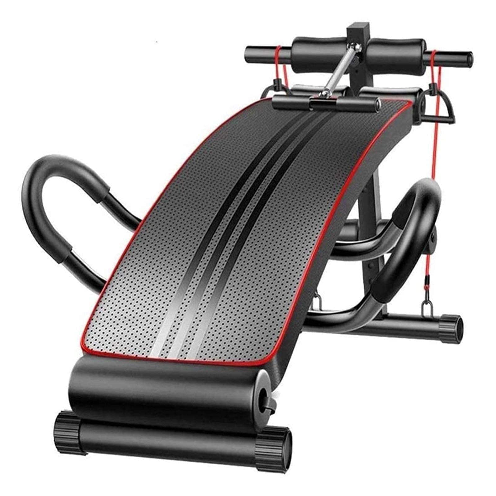 AYCDL Weight Bench, Dumbbell Bench Unisex Adult Sit Up Utility Bench Adjustable Foldable Workout, Weight Bench with Armrest Fitness Equipment