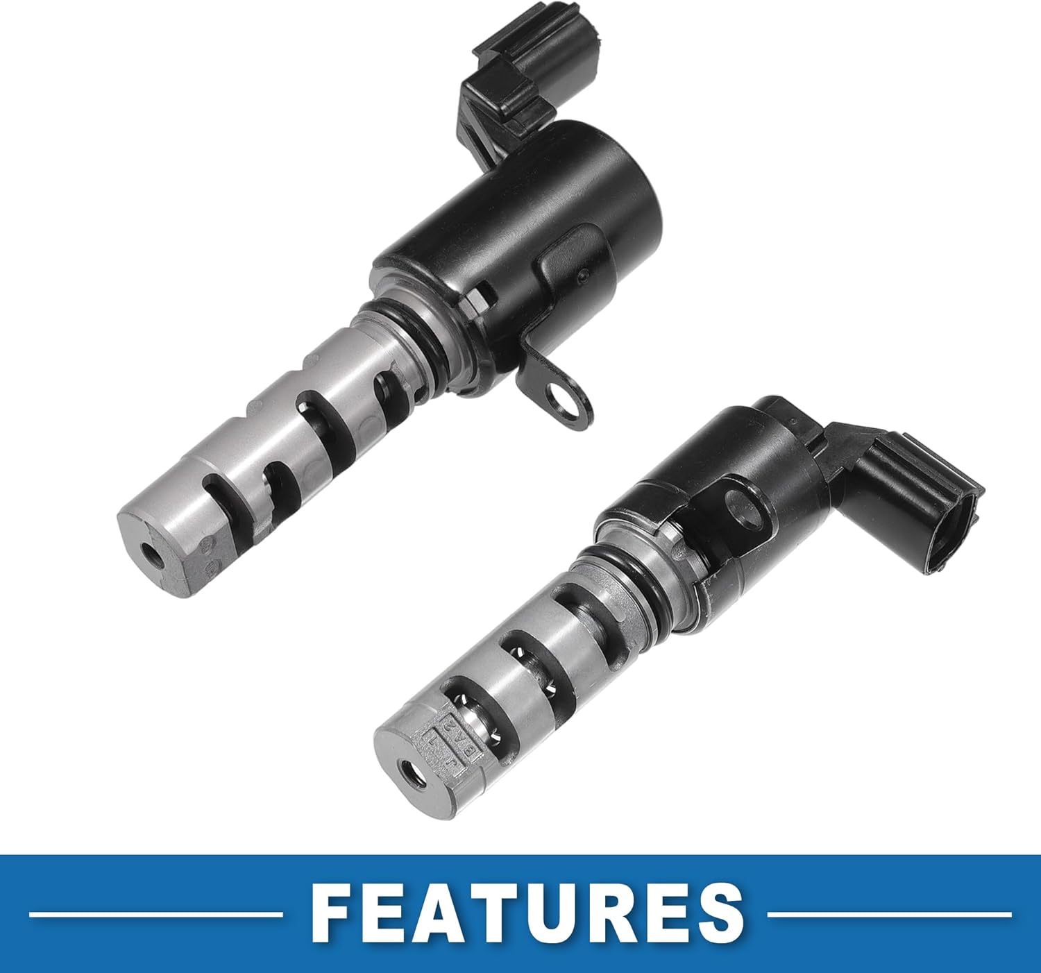 Engine Variable Valve Timing VVT Solenoid No.243752G100/2435525000 Engine Camshaft Oil Control Valve for Hyundai Santa Fe 2010-2011 (Set of 2)