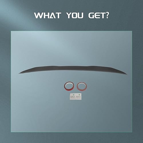 Miniatura 261 de SCITOO Spoiler Wing GT Style Universal 52" ABS Brillante Carbono Aspecto Trasero Alerón Alerón