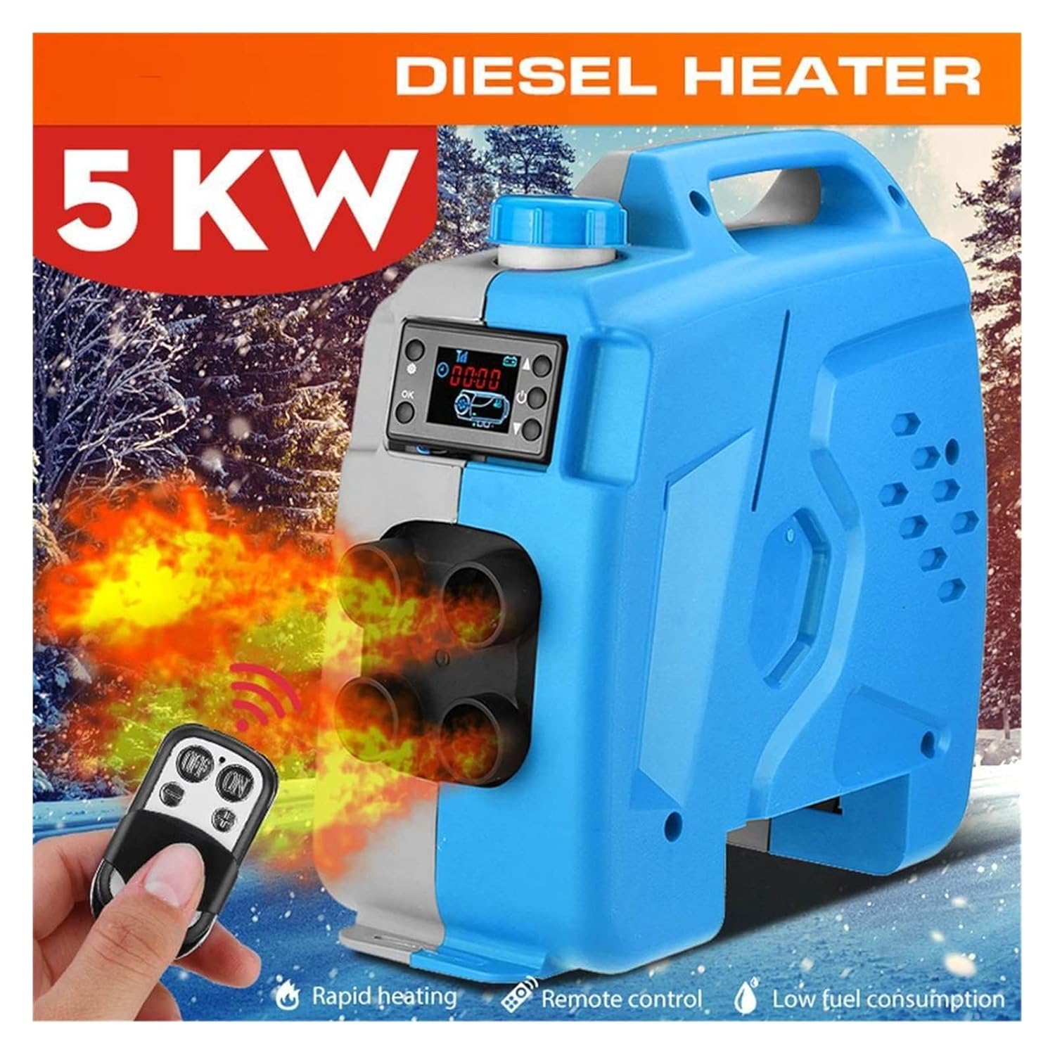 LVYUAN（リョクエン）5KW 12V 車内ヒーター FFヒーター