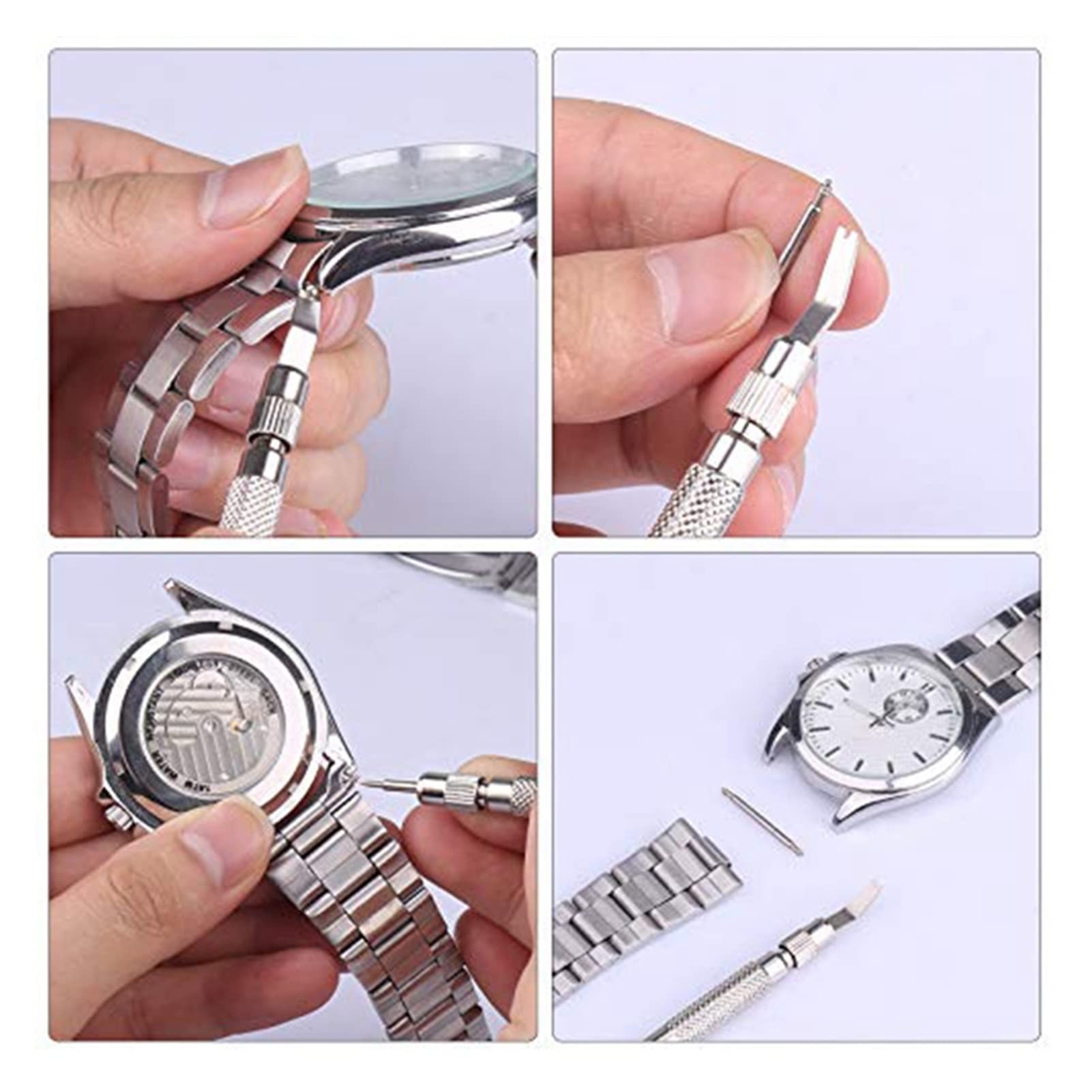 Federstegwerkzeug, Uhrenarmband-Werkzeugsatz, Reparatursatz zum Entfernen von Uhrenarmbändern
