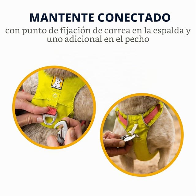 Foto 4 de 8 de RUFFWEAR Arnés para Perros Hi & Light, Ultraligero para Caminar de Aventura, Totalmente Ajustable
