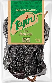 Dried Ancho Chillies, Pack 75g - Chili Ancho Seco TAJÍN 75g