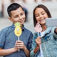 Vista 5 de 50 piezas de palitos mezcladores de plástico transparente, cake pops de cristal, agitadores para bebidas de cóctel y café, palitos para revolver