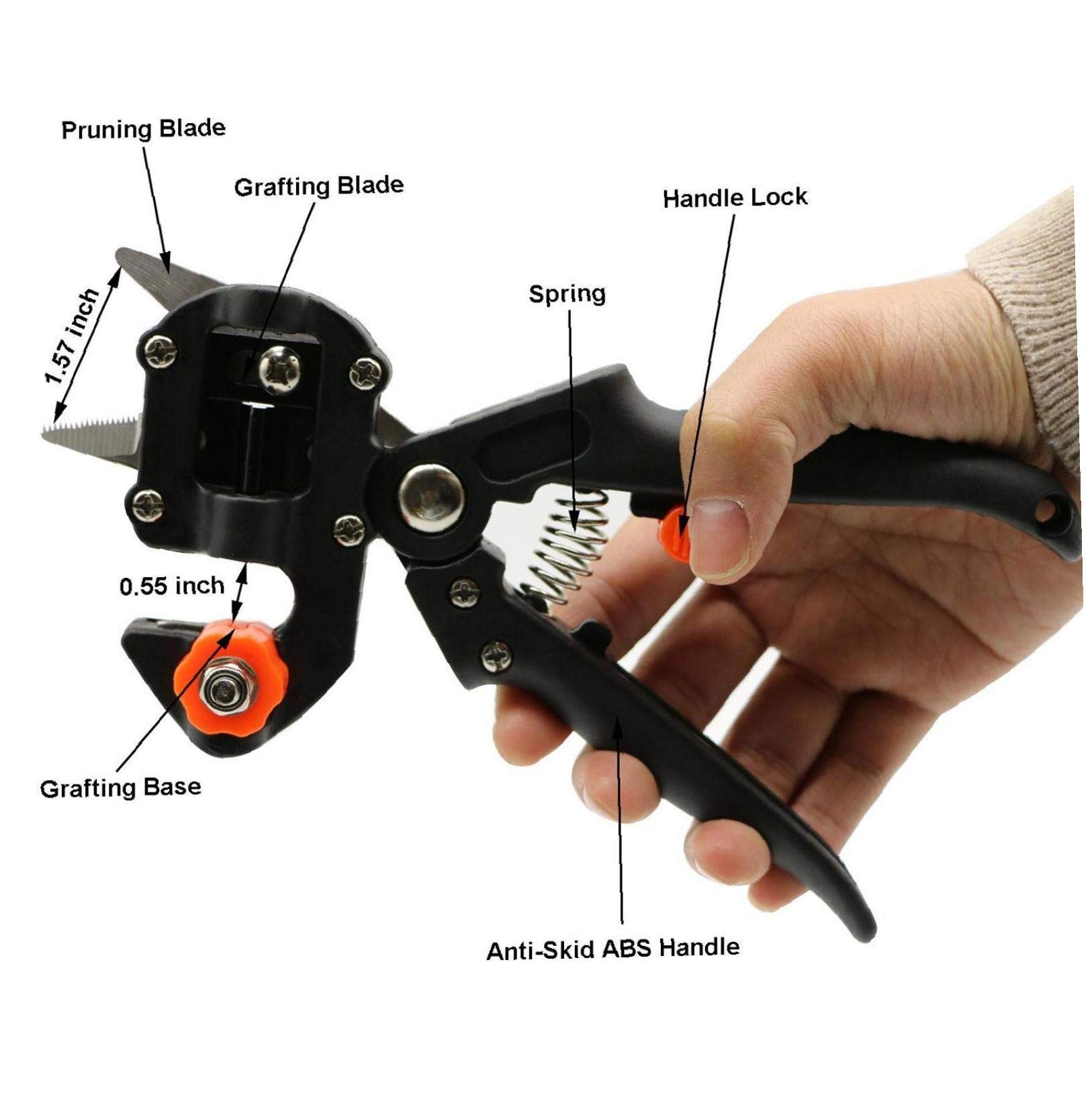 Professionale Giardino Innesto Potatura Potatore Utensili da Taglio Kit per Pianta Ramo Ramoscello Vite Albero da Frutto Cesoie Supporto della Pianta del Basamento