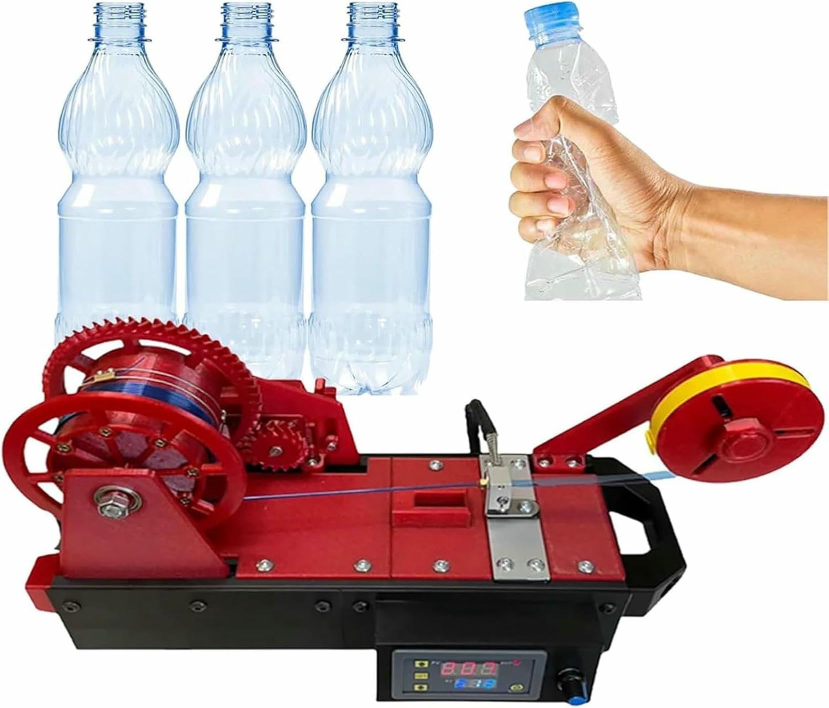 Machine de fabrication de filaments PET recyclés 3D pour particuliers avec affichage numérique