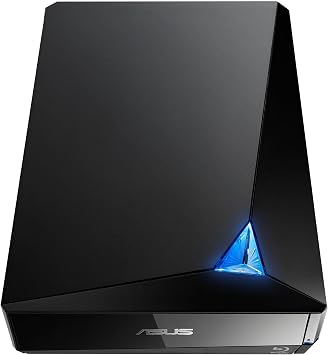 ASUS Powerful Blu-ray Drive with 16x Writing Speed and USB 3.0 for Both Mac/PC Optical Drive BW-16D1X-U/BLK/G/AS/P2G,