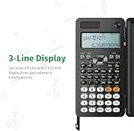 NEWYES Upgraded Scientific Calculators 991ES with Writing Tablet, Science Calculator Notepad with 417 Function, Professional Foldable Calculator for Students, School, College and Researchers